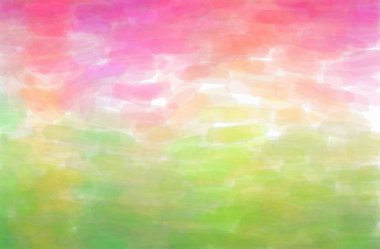 Soyut yeşil, mor, sarı suluboya arka plan resmi.