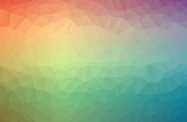 Soyut Yeşil, Turuncu, Pembe, Kırmızı yatay düşük polyester arkaplan. Çok güzel bir çokgen dizaynı. İhtiyaçlarınız için faydalı. 