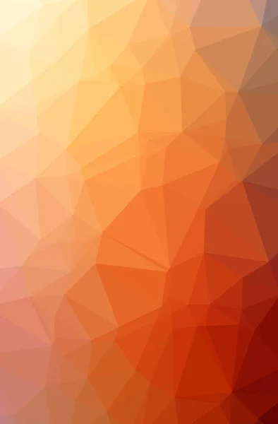 Illustration of abstract Orange vertical low poly background. Beautiful polygon design pattern. Useful for your needs.