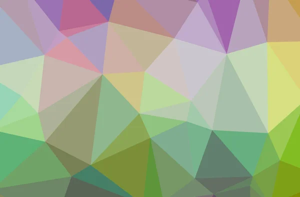 Illustration Abstract Green Purple Horizontal Low Poly Background Beautiful Polygon — Stock Photo, Image