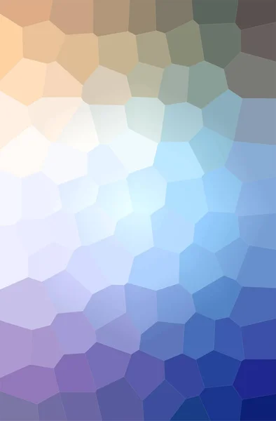 Иллюстрация Абстрактного Синего Фиолетового Большого Шестиугольника — стоковое фото