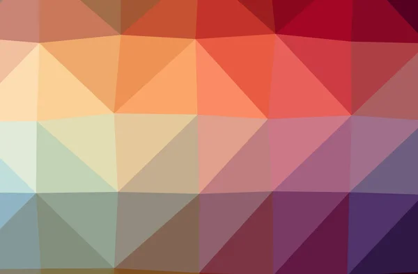 Illustration Abstract Red Yellow Horizontal Low Poly Background Beautiful Polygon — Stock Photo, Image