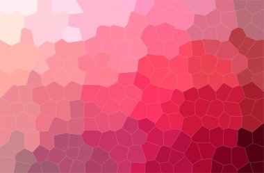 Kırmızı orta boy Hexagon arkaplanının soyut çizimi