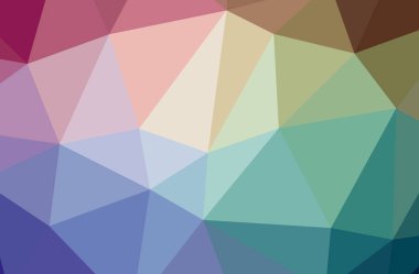 Mavi, sarı ve kırmızı yatay düşük poli arka plan resmi. Güzel Çokgen tasarım deseni. İhtiyaçlarınız için yararlı. 