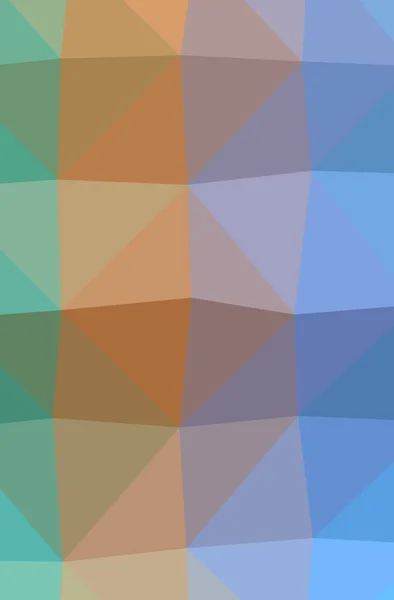 Illustration Von Abstrakten Low Poly Blau Vertikalen Hintergrund — Stockfoto