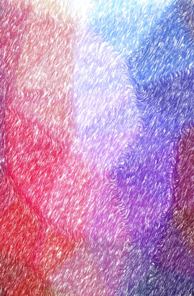 Abstrakte Darstellung Des Blauen Roten Abstrakten Farbstifthintergrundes — Stockfoto