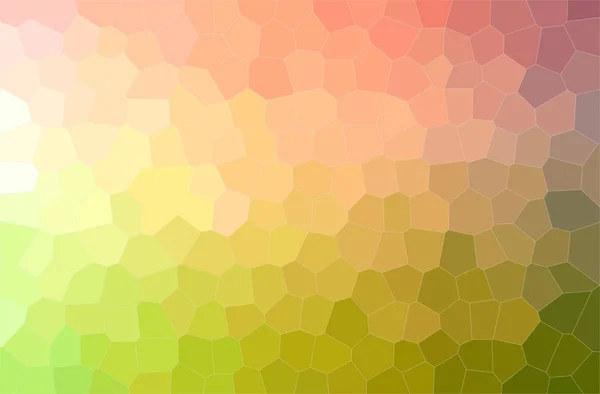 オレンジ色の抽象的なイラスト中型の六角形背景 — ストック写真