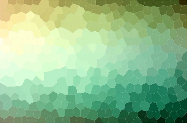 Abstract illustration of green, yellow Little Hexagon background — Stock Photo, Image