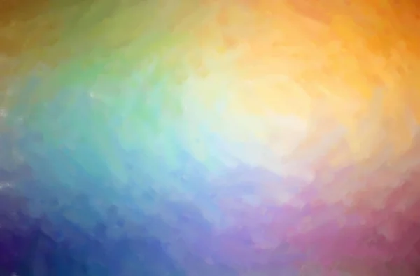 青、オレンジの抽象的なイラストドライブラシオイル｜ペイント(Paint) background — ストック写真