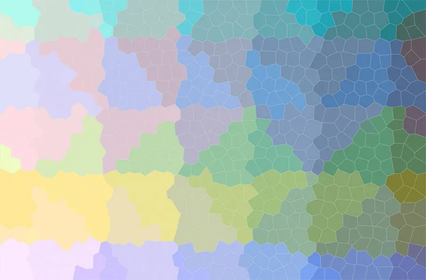 Αφηρημένη Απεικόνιση Του Μπλε Πράσινο Και Κίτρινο Μικρό Φόντο Hexagon — Φωτογραφία Αρχείου