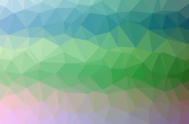 Soyut mavi, yeşil yatay düşük polimer arkaplan. Çok güzel bir çokgen dizaynı. İhtiyaçlarınız için faydalı. 