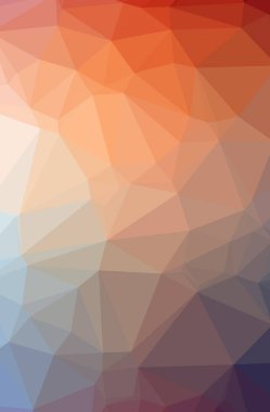 Soyut Turuncu, Pembe, Kırmızı dikey düşük polimerli arka plan. Çok güzel bir çokgen dizaynı. İhtiyaçlarınız için faydalı. 