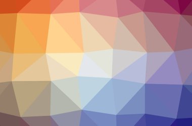 Soyut düşük poli turuncu yatay arka plan resmi