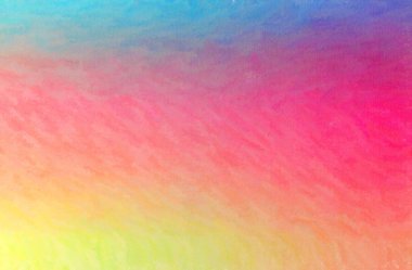 Mavi, pembe, Sarı mum boya kalemi arka plan soyut Illustration.