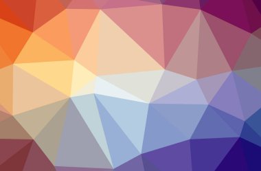 Soyut Turuncu, mor yatay düşük poli arka plan resmi. Güzel Çokgen tasarım deseni. İhtiyaçlarınız için yararlı. 