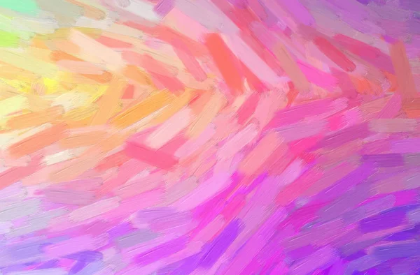 Abstrakcyjna Ilustracja Purpurowej Farby Olejnej Dużym Tłem Pędzla — Zdjęcie stockowe
