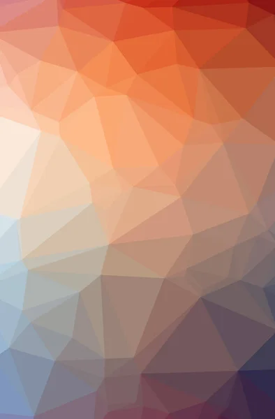Illustration Abstract Orange Pink Red Vertical Low Poly Background Beautiful — Stock Photo, Image