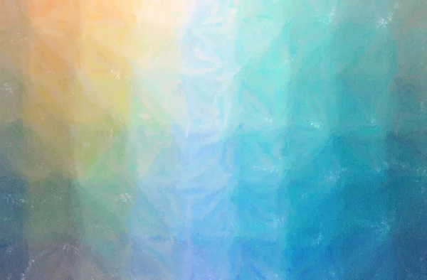 Abstrakte Darstellung Von Blauem Und Grünem Wachsmalkreide Hintergrund — Stockfoto