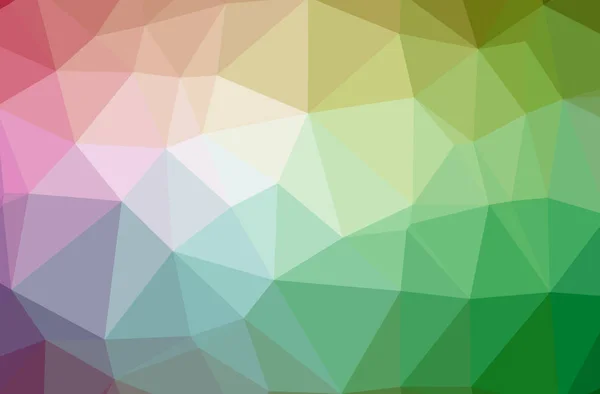 Illustration Abstract Green Purple Yellow Horizontal Low Poly Background Beautiful — Stock Photo, Image