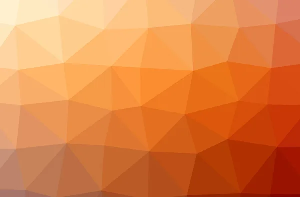 Illustratie Van Abstracte Oranje Horizontale Lage Poly Achtergrond Mooi Polygon — Stockfoto