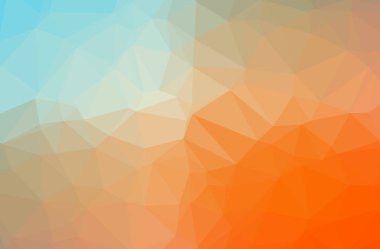 Soyut Orange yatay düşük polimer arkaplan tasviri. Çok güzel bir çokgen dizaynı. İhtiyaçlarınız için faydalı. 