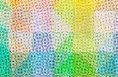 Soyut Yeşil, pembe, kırmızı, sarı noktalar arka plan resmi.