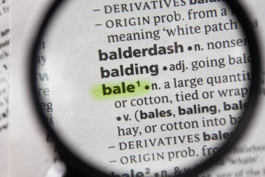 Sözlükteki balya kelimesi veya deyimi.