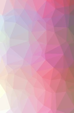 Soyut pembe dikey düşük polimerli arka plan tasviri. Çok güzel bir çokgen dizaynı. İhtiyaçlarınız için faydalı. 