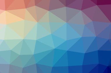 Soyut Mavi ve Mor yatay düşük polimer arkaplan çizimi. Çok güzel bir çokgen dizaynı. İhtiyaçlarınız için faydalı. 