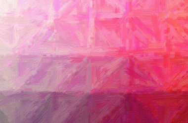 Kıl fırça yağlı boya pembe soyut gösteren resim.