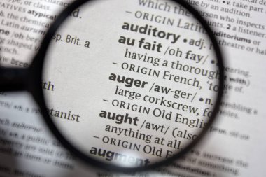 Sözlükte ifade burgu sözcüğü.