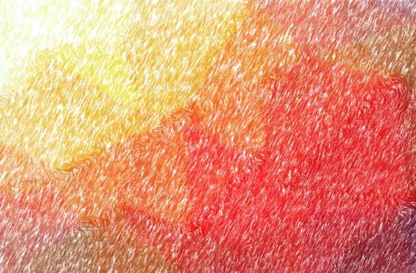 Ilustración Abstracta Rojo Amarillo Color Abstracto Fondo Lápiz — Foto de Stock