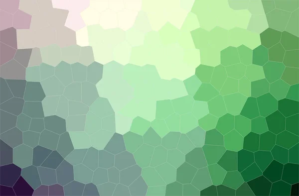 中間サイズの六角形背景が緑色の抽象的なイラスト — ストック写真