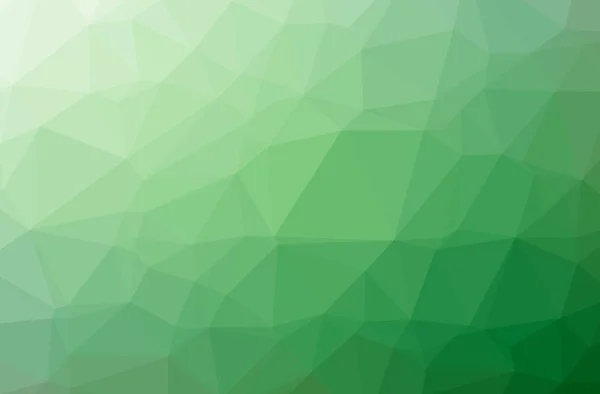 Illustration Des Abstrakten Horizontalen Grünen Poly Hintergrundes Schöne Polygon Muster — Stockfoto
