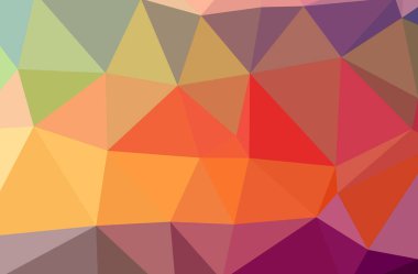 Soyut Yeşil, Turuncu, Pembe, Kırmızı yatay düşük polyester arkaplan. Çok güzel bir çokgen dizaynı. İhtiyaçlarınız için faydalı. 