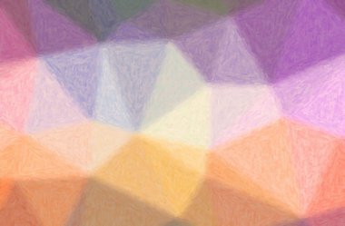 Turuncu Impasto arkaplanının soyut çizimi