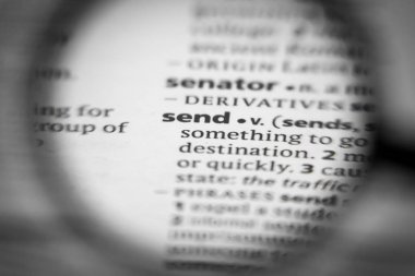 Sözcük ya da sözcük sözlüğü gönder.