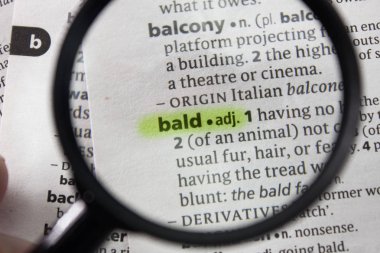 Sözlükte kel sözcüğü veya tümceciği.