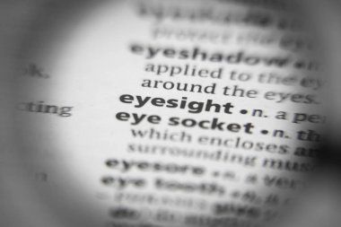 Sözlükte kelime ya da sözcük görme duyusu. İhtiyaçların için harika bir fotoğraf..