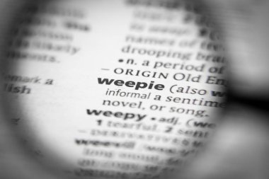 Sözlükte ağlayan bir kelime ya da cümle. İhtiyaçların için harika bir fotoğraf..