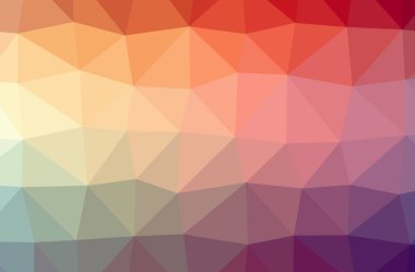 Soyut Orange, Pink, Kırmızı yatay düşük polimer arkaplan. Çok güzel bir çokgen dizaynı. İhtiyaçlarınız için faydalı. 