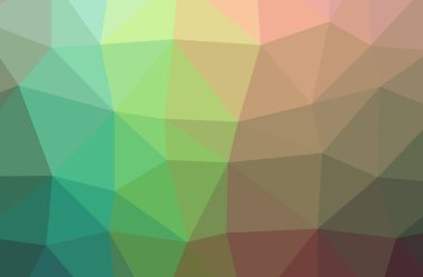 Soyut Yeşil, Kırmızı, Sarı, Yatay Düşük Yalan Makinesi arkaplanı. Çok güzel bir çokgen dizaynı. İhtiyaçlarınız için faydalı. 