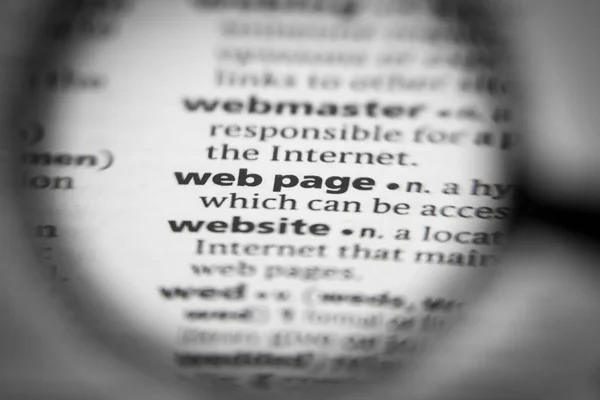 Word or phrase web page in a dictionary. Great photo for your needs.