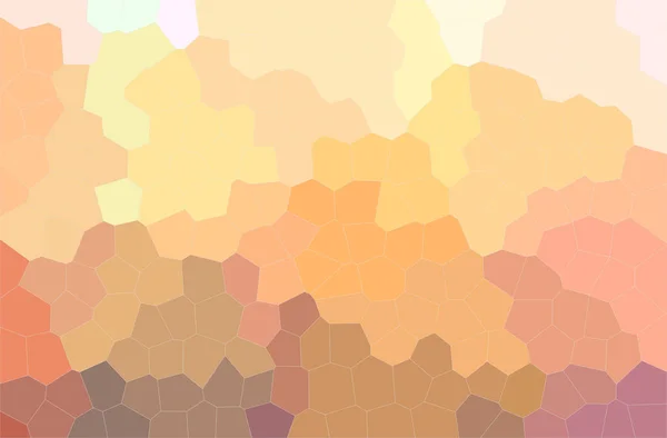 Abstract Illustratie Van Oranje Middelmaat Hexagon Achtergrond — Stockfoto