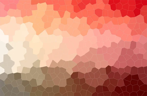 Ilustración Abstracta Del Fondo Rojo Little Hexagon — Foto de Stock