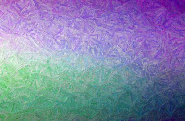 Illustration Abstraite Fond Vert Violet Colorful Impasto — Photo
