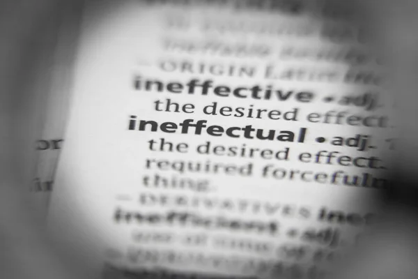 Word or phrase ineffectual in a dictionary. — 스톡 사진