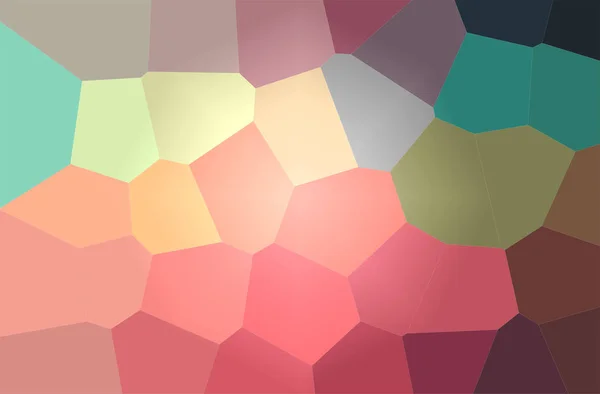 Abstract Illustration Blue Red Yellow Giant Hexagon Background — Stock Photo, Image