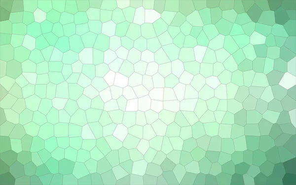 Illustrazione Verde Colorato Piccolo Sfondo Esagonale — Foto Stock