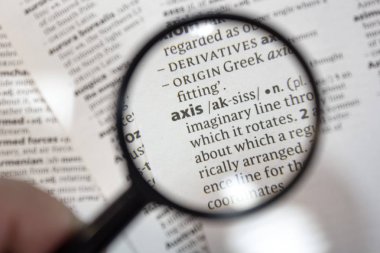 Tümcecik kelimesi - eksen - sözlükte.